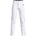 thumbnail image 1 of Under Armour Pantalon Utilitaire Pro Fuselé pour Garçons, Blanc (100)/noir, TG, 1 of 2