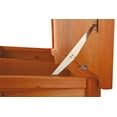 thumbnail image 7 of TRIXIE Weatherproof Outdoor 2-Story Small Wooden Small Animal Hutch Run & Pull-Out Tray, Brown, 7 of 7