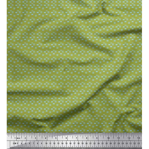 Soimoi Cotton Jersey Fabric Geometric Small Motif Shirting Decor Fabric Printed Yard 58 Inch Wide