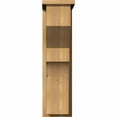thumbnail image 2 of 8"W x 14"D x 30"H Monterey Rough Sawn Corbel w/Backplate, Western Red Cedar, 2 of 9