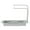 Gray, variant on Telescopic Sink Storage Rack Holder Tray- 2 in 1 Dish Cloth Hanger Sink Caddy Drainer Expandable Storage Drain Basket Rack Adjustable Sponge Soap Holder Drainer Sink Tray for Kitchen Bathroo
