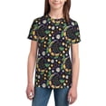 thumbnail image 3 of Wukai Snake And Flower Youth Unisex Short Sleeve T-Shirt for Boys, Girls, Teens, and Kids-X-Large, 3 of 7
