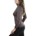 thumbnail image 3 of ToBeInStyle Women's Long Sleeve Turtle Neck Top, 3 of 3