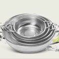 thumbnail image 1 of 6-Piece Stainless Steel Colander Set, Fine Mesh Strainer Basket with Double Handles for Washing Vegetables Fruits Rice Pasta, Dishwasher Safe Kitchen Strainers, 1 of 8