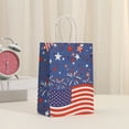 thumbnail image 4 of PRETXORVE Home Decor, Room Decor, independence Day Gift Bag-Color Flag Handbag Printed Kraft Paper Bag Gift Bag Shopping Packaging Bag General Use Paper Bag, 4 of 6