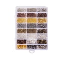 thumbnail image 2 of Joyería Haciendo ganchos Hallazgos Abrir salto Anillos Collar Pendiente Pendiente Clasps Colgantes mixtos Broche Cadena Conectores Accesorios Noticed AP004274-00, 2 of 7