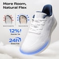 thumbnail image 3 of Bruno Marc Men's Hands Free Slip on Rommy Toe Walking Shoes Lightweight Breathable Comfortable Casual Sneakers, 3 of 6