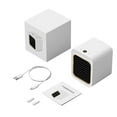 thumbnail image 2 of Water Cooler Rechargeable 100ML Cooling Fan LCD Display Adjustable Air Conditioner  White  USB, 2 of 10