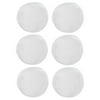 6Pcs Transparent Silicone Drum Mute Pad for Drum Team Practice Pads