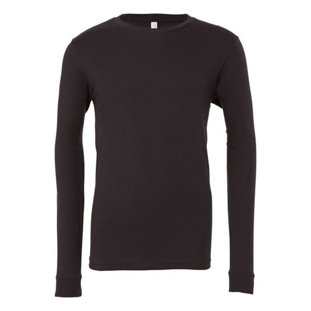 Bella + Canvas - Camiseta de Jersey para Adultos Unisex (Gris Oscuro)