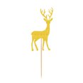 thumbnail image 4 of 20pcs Del Brillo Elk Ciervos De Madera Cake Toppers Alimentos Selecciones Ducha De Navidad Del Partido Del Bebé Sunnimix primero de la torta, 4 of 7