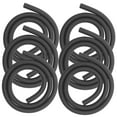 thumbnail image 4 of ibasenice Outdoor Pipe Insulation Insulation Tube Black Rubber and Plastic 6Pcs 180X1In, 4 of 8