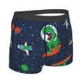 thumbnail image 3 of Disketp Dinosaur Astronaut Space Surfing Men'S Boxer Briefs,Soft And Breathable Cotton Underwear With Comfortflex Waistband, 3 of 9