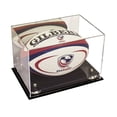 thumbnail image 2 of Deluxe Acrylic Rugby Ball Display Case with Silver Risers and Mirror (A004-SR), 2 of 6