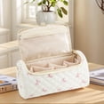 thumbnail image 4 of Waterproof Travel Toiletry Bag, Polyester Makeup Storage Organizer for Women (style6), 4 of 7
