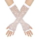 thumbnail image 1 of Nvzi Guantes de rejilla sin dedos Guantes de rejilla largos de malla Manga de rejilla para el brazo Disfraz de fiesta de los años 80 Accesorios de Halloween - Blanco, 1 of 5
