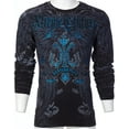 thumbnail image 5 of Xtreme Couture By Affliction Men's Thermal Shirt Sandstone, 5 of 8