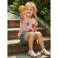 thumbnail image 5 of BemeyourBBs Toddler Baby Girl Summer Clothes Cute Infant Baby Girls Strawberry Outfit 3D Strawberry Tank Tops and Pockets Denim Shorts 2 Piece Set, 5 of 9