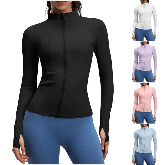 Yoga Jacket Women Naked Feel Yoga Wear Fitted Outerwear Tight Sport Top For Training Running Fitness Jacket For Active Warm Up Spring Jackets For Women