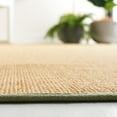 thumbnail image 4 of SAFAVIEH Martha Stewart Maximillian Solid Runner Rug, Natural/Green, 2'3" x 8', 4 of 9
