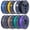 8 Spool (Black+white+blue+green+yellow+burlywood+purple+grey), variant on PLA 3D Printer Filament Bundle 8 Spools, 250g Each (2kg Total) 1.75mm Multicolor: Black, White, Grey, Red, Blue, Orange, Green, Transparent, Individually Vacuum Packed