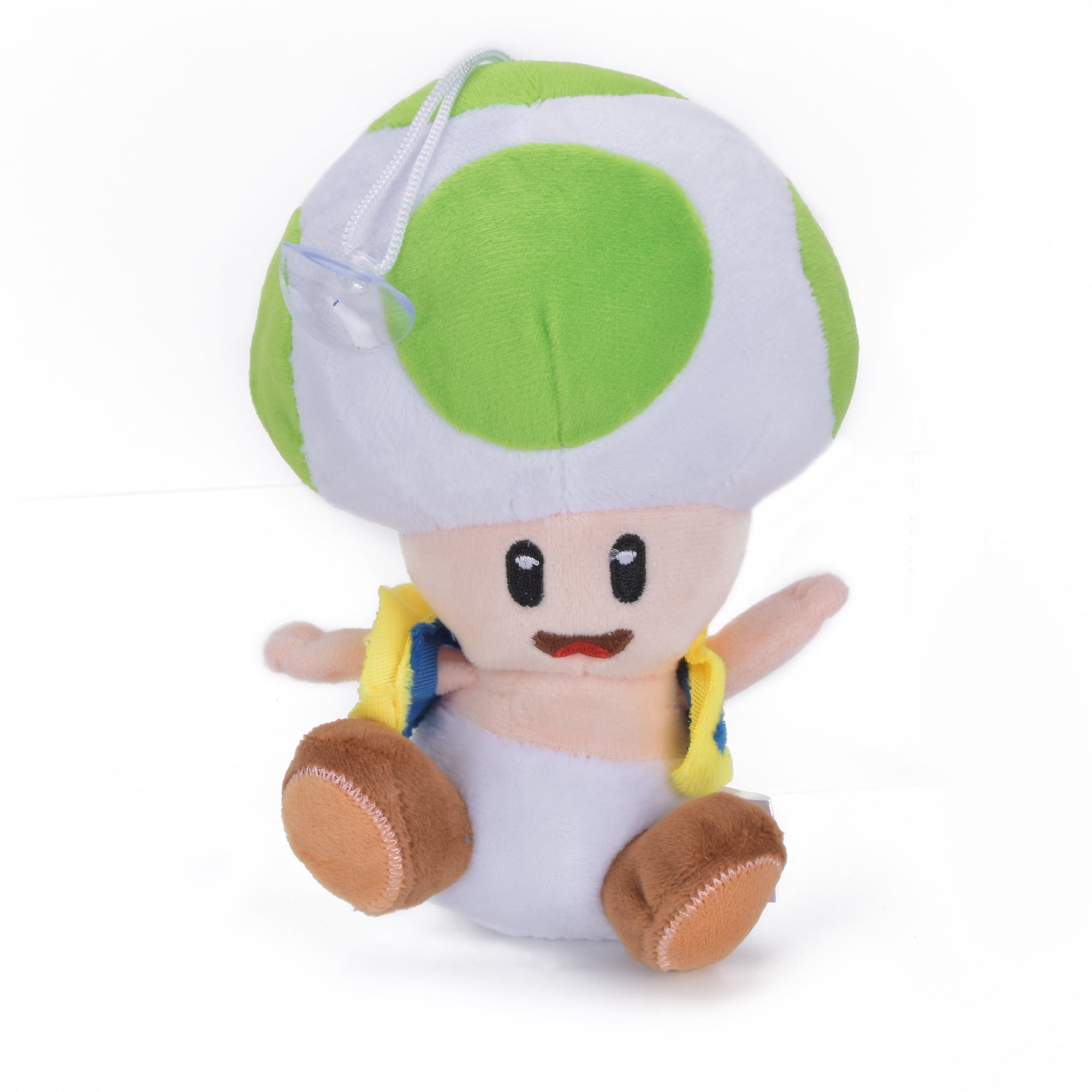 Plush 1-UP Green Mushroom Soft Toy Stuffed Animal Doll 5.5" Super Mario Bros 