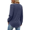 thumbnail image 4 of Fantaslook Womens Tops Dressy Casual Long Sleeve Shirts Fashion Blouses Lightweight Fall Sweaters, 4 of 7