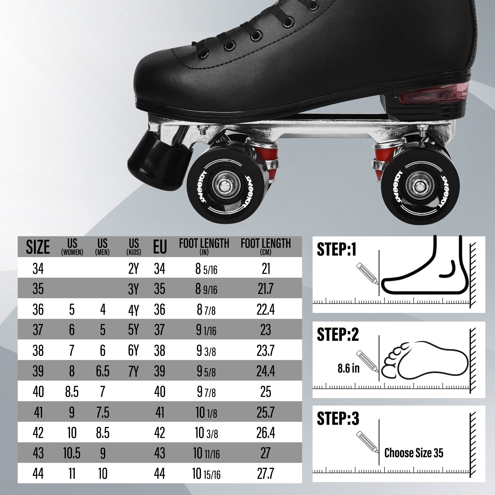 JZY Adult High-Top Retro Roller Skates, Unisex Glitter Skates for Indoor/Outdoor Use, PU Durable Wheels, Stable Weight Support