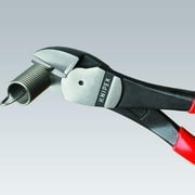 KNIPEX Tools 74 21 250, 10-Inch High Leverage Angled Head Diagonal Cutters