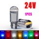 thumbnail image 1 of 1pcs 24V Car T10 W5W Luz LED 194 168 COB SMD Auto Cuña Placa De Matrícula Lámpara Cúpula Maquillaje Espejo Bombilla 6000K Azul Hielo Naranja 12V Diodo, 1 of 4