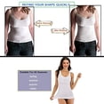 thumbnail image 2 of Women's Compression Camisole with Built in Removable Bra Pads Body Shaper Tank Top, 2 of 7