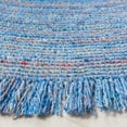 thumbnail image 3 of SAFAVIEH Braided Brittania Solid Polyester Reversible Area Rug, Blue, 4' x 4' Round, 3 of 7