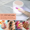thumbnail image 2 of (Polvo) Mini lámpara UV Gel de uñas Secador de uñas americano Lámpara de uñas UV LED profesional USB portátil para esmalte de uñas semipermanente Máquina de uñas, Nail Art Ma, 2 of 5