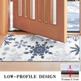 thumbnail image 3 of Blue Christmas Snowflake Pattern Door Rugs,Washable Non Slip Door Mats Indoor,Decorative Door Mats,Entry Mat Indoor for Entrance,Bedroom,Kitchen,Bathroom,17"x30", 3 of 6