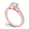 thumbnail image 3 of 1 Carat T.W. Diamond Classic 14kt Rose Gold Engagement Ring, 3 of 5