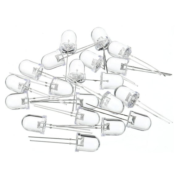 Uxcell 10mm Light Emitting Diodes, LED Diodes, 5 Colors, 100Pack