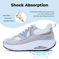 thumbnail image 5 of Artlea Wide Toe Box Shoes Women Walking Shoes with Arch Support Plantar Fasciitis Orthotic Sneakers for Arch and Heel Pain Relief, Size 7, 5 of 7