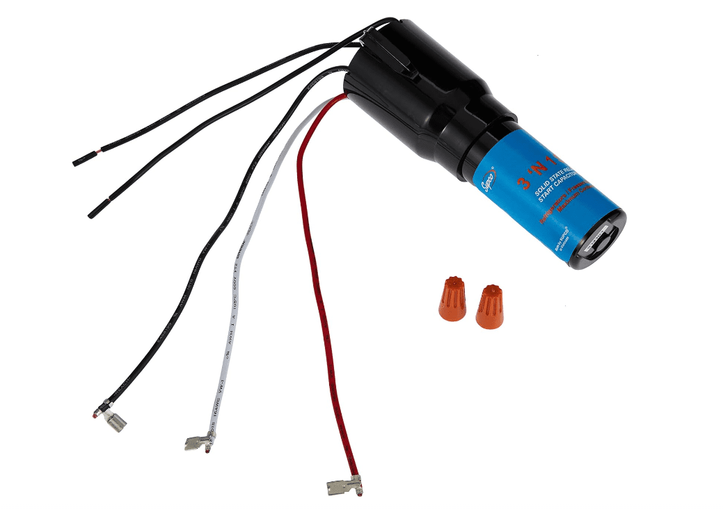 Supco Hard Start Kit, Relay, Overload and Start Capacitor, 115 Volts