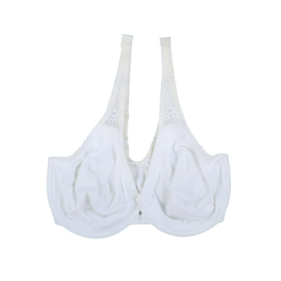 Wacoal Women's Front Close Unlined Underwire Bra Support Solid White 32DDD New
