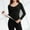 Black, variant on Thermal Underwear for Women, Long Johns for Women Thermal Sets Fleece Lined Base Layer Women Thermals Top and Bottom Set Black XXL