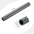 thumbnail image 2 of Uxcell Rigid Round Pipe 19.4mm ID 25mm OD 8" Length Light Grey High Impact for Water Pipe, Crafts, Cable Sleeves, 2 of 6