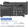 thumbnail image 3 of RR03XL Laptop Battery compatable with Hp ProBook 430 440 450 455 470 G4 440 450 470 G5 MT20 Series RR03048XL HSTNN-PB6W HSTNN-Q01C HSTNN-Q03C HSTNN-Q04C HSTNN-Q06C 851477-832, 3 of 8