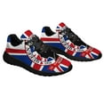 thumbnail image 6 of Queen Elizabeth II Memorial Always In Our Hearts Union Jack Shoes Sneakers Black Size 11, 6 of 7