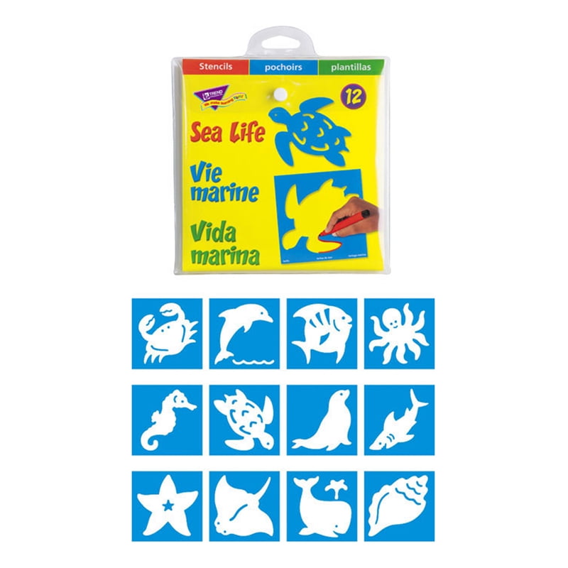 STENCILS SEA LIFE - Walmart.com