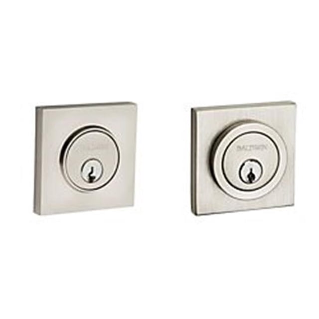 Baldwin 8221102 Contemporary Square Deadbolt, Double Cylinder