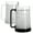 Black and white, variant on Rezlli Double Wall Gel Frosty Freezer Ice Mugs Clear 16oz Set of 2 (Clear)