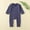 Navy, variant on SERTG Infant Long Sleeve Bodysuit Ribbed Zipper Spring Summer Lightweight Comfort Everyday Rompers Baby One-Piece Garment(Green,6-9 Months)