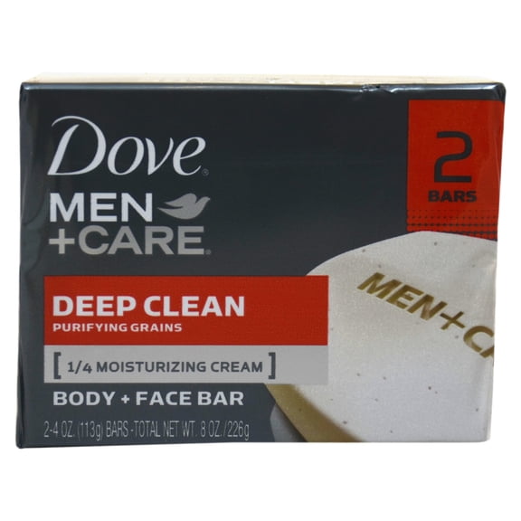 Dove Men Care Soap Deep Clean 3.75 oz, 2 Bar