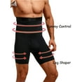 thumbnail image 4 of PULLIMORE Mens Tummy Control Shapewear Shorts High Waist Slimming Body Shaper Boxer Briefs (M, Black), 4 of 10