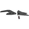 Titan Attachments Set of (3) 23WTL Twin Tiger Tooth Bucket Assembly w/ Shank & T23 Flex Pin